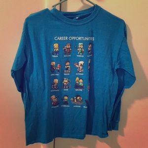 Long sleeve Minecraft shirt